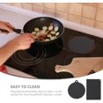 thumbnail image 3 of Generic 2pcs Heat Resistant Silicone Cooktop Mats Induction Stoves Reusable, 3 of 6