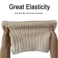 thumbnail image 6 of Holzlrgus Winter Scarf Neck Warmer Gaiter - Men Women Cold Weather Knit Warm Fleece Ski Tube Circle Scarves Windproof Gift, 6 of 7