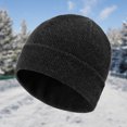 thumbnail image 4 of Gorro de pescador de color sólido, informal, cálido, gorros de invierno, gorro de punto para hombres y mujeres, 4 of 7