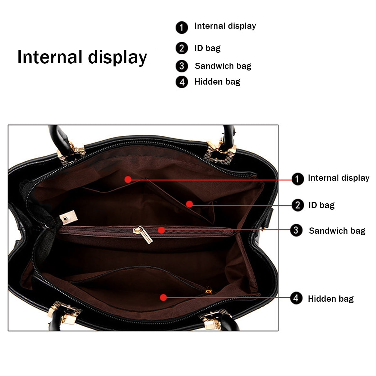 Purses and Handbags for Women Satchel Fashion Ladies Top Handle Shoulder Tote Bags