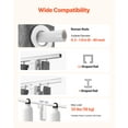 thumbnail image 3 of VEVOR Automatic Curtain Opener, 2 Pack, APP and Remote Control,Hub Included, Electric Smart Curtain Opener Compatible with Alexa and Google Home, Timed Opening and Closing, for Roman Rods, U/I Rails, 3 of 9
