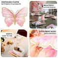 Efavormart 10 Pack Pink Gold Glitter Butterfly Cardboard Paper ...