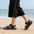 thumbnail image 6 of CHICVOMEY Sport Sandals for Women Men Adjustable Rubber Hook and Loop Lightweight Quick Dry Rebound Sandals for Gym Beach After Sport Unisex, 6 of 7