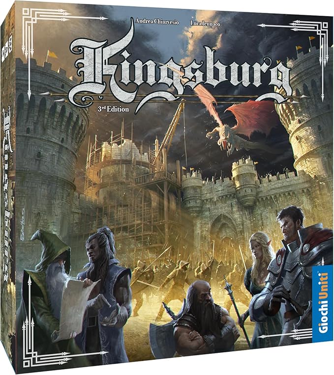 Kingsburg 3rd Edition Strategy Board Game for Ages 10 and up, from Asmodee
