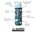 thumbnail image 2 of Kids Summit Water Bottle with Straw Lid | 18oz Stainless Steel Cup Insulated Tumbler for Toddlers, School | Under the Sea, 2 of 3