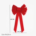 thumbnail image 1 of Lazos de Navidad para Adornos de árbol de Navidad, envoltura de regalos, lazos para Año Nuevo, decoraciones de Navidad para el hogar, boda, coche, decoración artesanal, 1 of 4