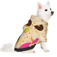 thumbnail image 2 of Junzan Dog Hoodie Puppy Sweater Sweatshirt,Cold Weather Coat Pet Clothes For Dog Cat-Donuts, 2 of 8