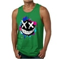 thumbnail image 2 of Kalauyu Men's Graphic Print Tanks Crewneck Sleeveless Tops Summer Casual Tank Top, 2 of 5