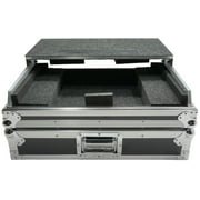 Harmony DJ 3/8 Black Laminated Plywood Flight Case with Spring Loaded Handle, Black