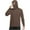 Brown, variant on Fanxing Mens Hooded Sun Shirt with Mask Big and Tall Lightweight Hoodies Full Zip Jacket Long Sleeve UPF 50 Rash Guards Fishing Shirts for Men White,S