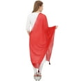 thumbnail image 3 of Phagun Foulard Tour de Cou en Mousseline à Franges d'Été Dupatta Femme Longue Étole Foulards-Rouge, 3 of 5