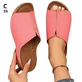 thumbnail image 1 of Chaussons Compensés Orthopédiques pour Femmes à Bout Ouvert Antidérapants, 1 of 9