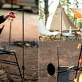 thumbnail image 4 of Mât Lanterne Portable, Support Pliable en Aluminium, Base Trépied Légère, Lumière Suspendue Polyvalente, pour Camping Randonnée Pêche, Luminosité Réglable, Équipement de Plein Air Durable Akmoler Liquidation, 4 of 6