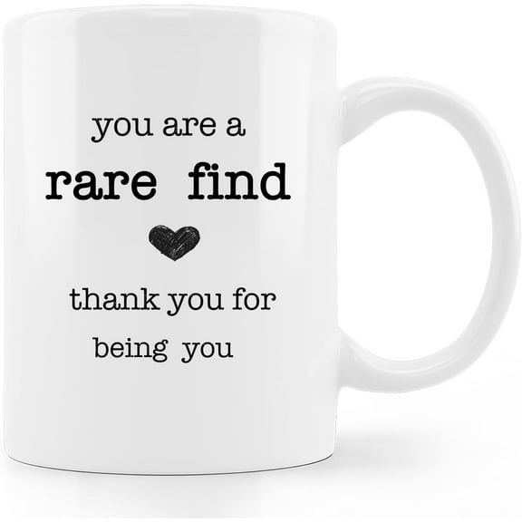 Appreciation Coffee Mugs,Motivational Coffee Mugs,Gifts For Friends,Employee Appreciation Gifts Coffee Mugs,You Are A Rare Find Coffee Mug 11oz