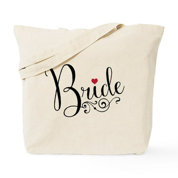 CafePress - Elegant Bride Tote Bag - Unisex Canvas Tote Bag, Beige, 1-Piece