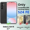 thumbnail image 3 of Oupeigar para Samsung Galaxy S24 FE Funda Tipo Billetera, Soporte para Tarjetas RFID (4 Tarjetas)&Cubierta de Cámara y Soporte, Funda de Teléfono de Silicona a Prueba de Golpes-verde, 3 of 10