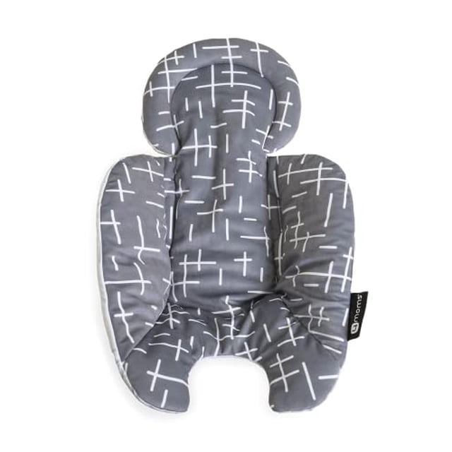 Inserto infantil 4moms RockAroo tela suave y reversible gris oscuro
