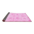 thumbnail image 2 of Ahgly Company Indoor Rectangle Abstract Pink Modern Area Rugs, 5' x 7', 2 of 4