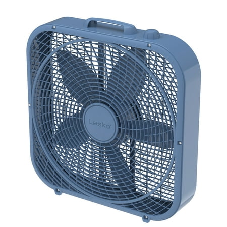 Lasko Cool Colors 20 3-Speed Energy Efficient Box Fan, Laguna Blue, B20312