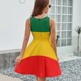 thumbnail image 6 of Ethiopian Flag Sundress Sleeveless Dress Summer Women Clothes Dress for Women Dresses, 6 of 7
