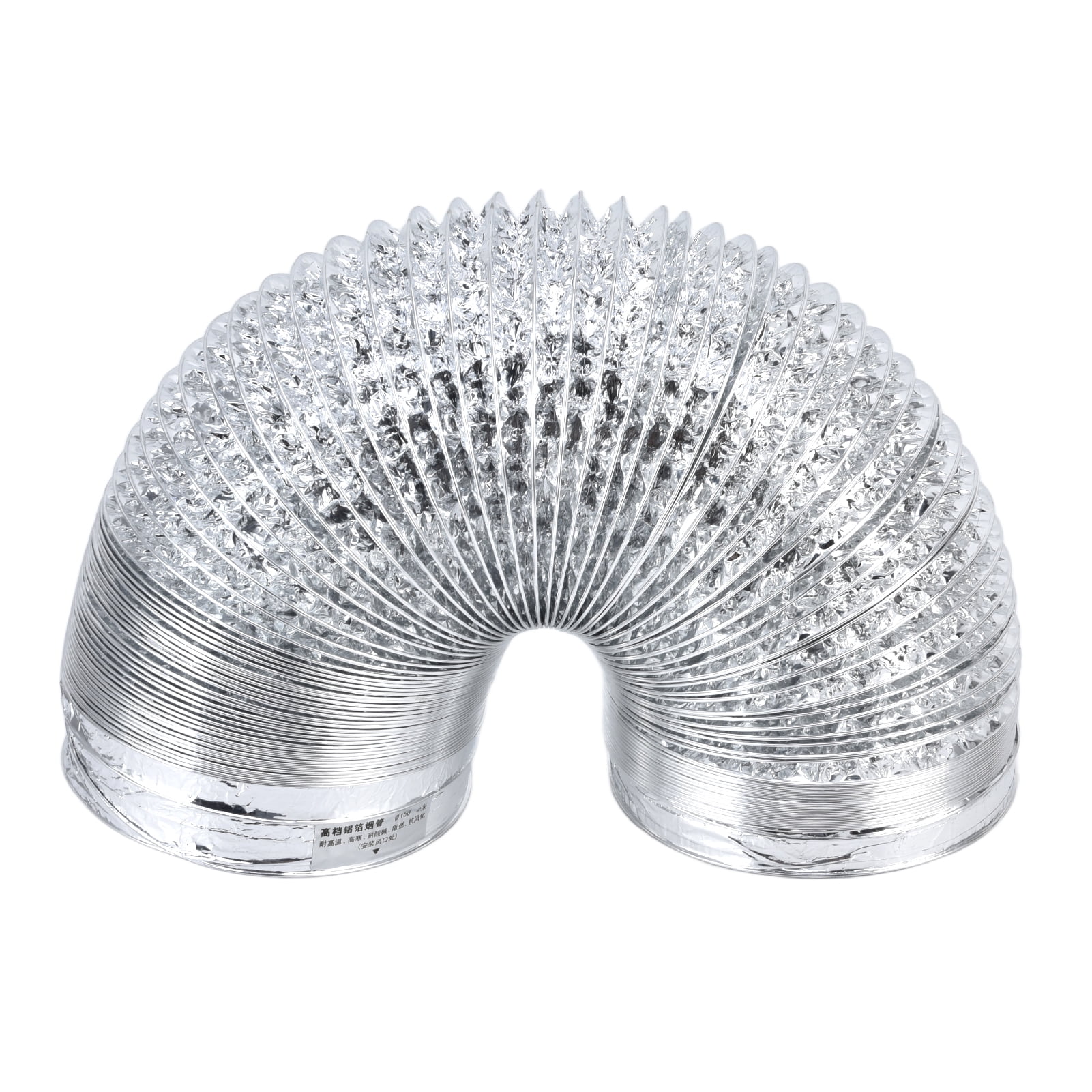 Aluminum Foil Vent Hose High Temperature Resistance Flexible Good Sealing Double Layer Dryer Vent Hose for Factories