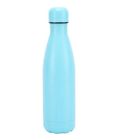 

Livesture Insulated Stainless Steel Water Bottle Mug Rubber Painted Surface Vacuum Flask Coffee Cup Bottle Blue