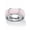 Stainless Steel, variant on "Serenity, Courage and Strength" Breast Cancer Awareness Inscribed Eternity Band Pink Enamel Gold Ion-Plated or Stainless Steel