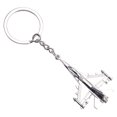 thumbnail image 1 of Naierhg Creative Model Train Aircraft Airplane Ring Holder Keychain Accessories Gift, 1 of 8