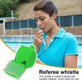 thumbnail image 4 of CSChome High Decibels Whistle Referee Whistle Set - 2Pcs, Mouthguard, Lanyard, Loud Sound, Professional Outdoor Training Whistle, 4 of 7