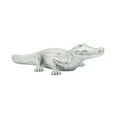 thumbnail image 3 of Sagebrook Home Polyresin 16" Crocodile Figurine, Silver, 3 of 4