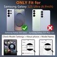 thumbnail image 2 of for Samsung Galaxy S25 Ultra Case with 2*Screen Protector, Slide Camera Cover, Kickstand, Lanyard Strap, Military Grade Shockproof Protective Heavy Duty Non-Slip for S25 Ultra Case-6.9'', Black, 2 of 9