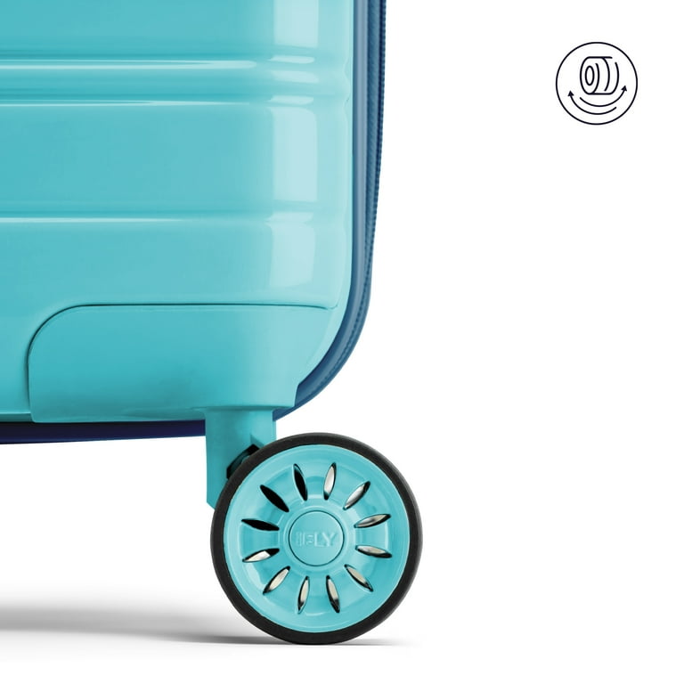【限定LP】OOIOO スカイブルークリアヴァイナル FEATHER FLOAT iFLY Hardside Fibertech Carry-on Luggage 20