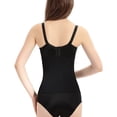 thumbnail image 5 of Ropa moldeadora de cintura para mujer con cintura envolvente para apoyo posparto y recuperación de la pérdida de peso (negro),M/L, 5 of 5