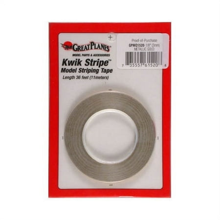 Striping Tape Metallic Gold 1/8" Multi-Colored