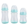 thumbnail image 1 of Conjunto de Botellas de botella Botella suave y segura Botella anti -drop de alimento de recién nacidos 180 240 300ml, 1 of 7