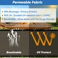 thumbnail image 3 of NAWAY 8'X21' Custom Size Privacy Screen Fence Heavy Duty Fencing Mesh Shade Net Cover for Wall Garden Yard Backyard Brown (We Make Customized), 3 of 7