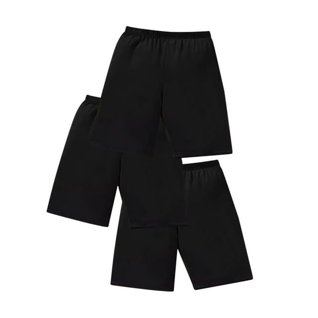 Timegard Running Shorts for Women 3pc Elastic Waist Solid Color Comfy Loungewear Workout Shorts Summer