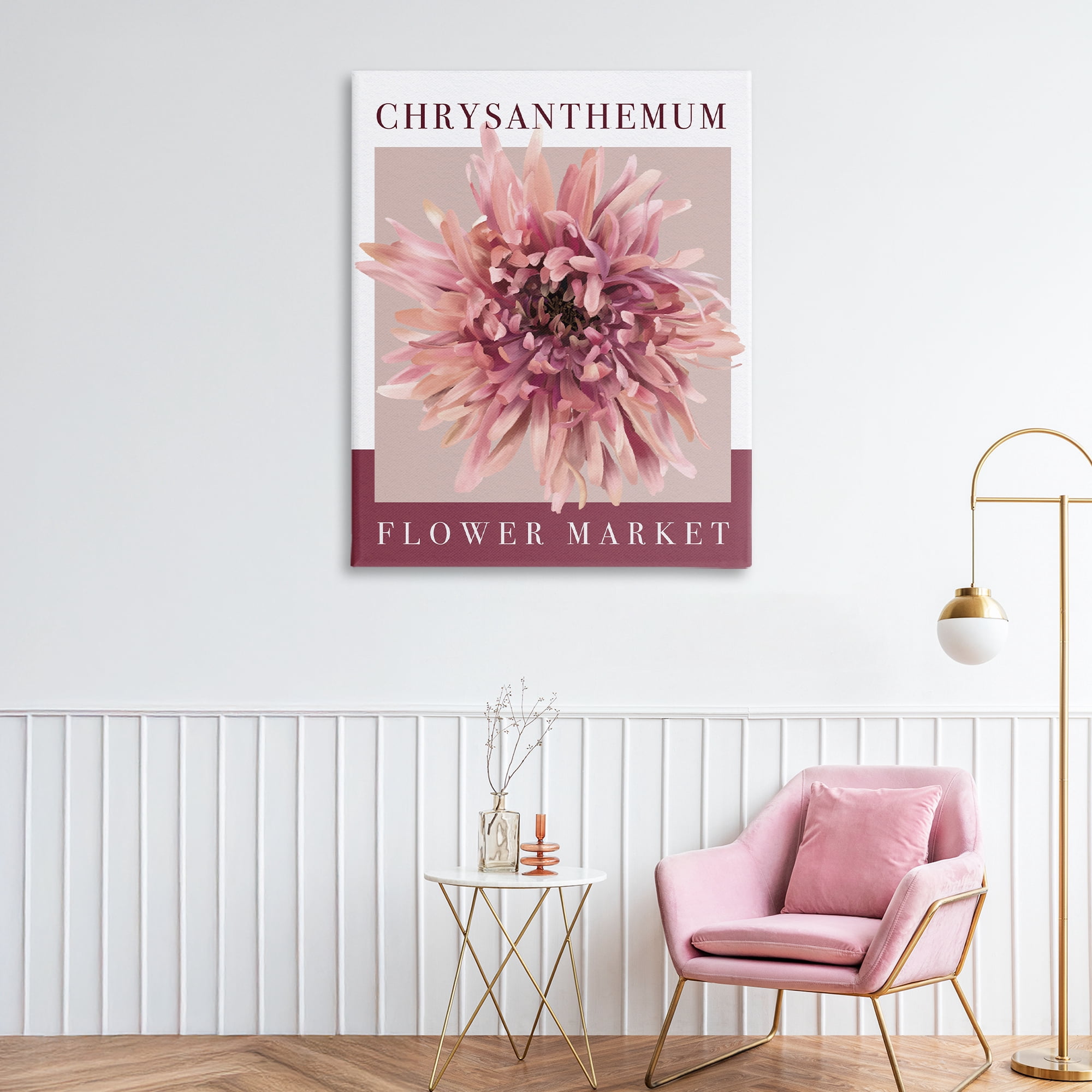 Stupell Industries Chrysanthemum Flower Market Canvas Wall Art, design by Jennifer Stith