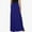 Dark Blue, variant on purcolt Women's Flowy Maxi Skirt Drawstring High Waisted A-Line Fall Casual Long Skirts with Pockets (Available in Plus Size)