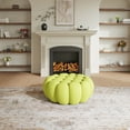 thumbnail image 1 of The Magic Home 43" Bubble Curved Sofa, Lemon Green, 1 of 9