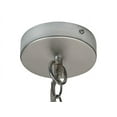 thumbnail image 6 of Kouboo Round King Size Chandelier with Round Capiz, Pendant Lighting For Dining Room, Modern Gold Ceiling Light for Kitchen, Champagne, 6 of 8