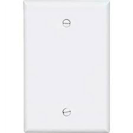 Philmore 75-692 single Gang Blank Wall Plate White - 75-692