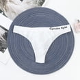 thumbnail image 4 of TrowBridge-bragas deportivas transpirables con letras para mujer, ropa interior cómoda, lencería Sexy, Tanga, 4 of 4