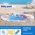 thumbnail image 4 of mmirethe Polyester Baby Paddling Pool Beach Toys Fun In Sun Guaranteed Baby Paddling Pool Beach Puddle Pool rotundity 1.4m*1.4m, 4 of 6
