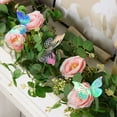 thumbnail image 4 of sdhkgrrt Artificial Vine with Butterflies, Simulated Vines, Multicolor Butterflies Vines, Leaf Vines Decor, Home Decoration Vines, Spring Butterflies Vines, Wall Garland, Table Runner, 4 of 4