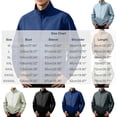 thumbnail image 3 of Fanshiluo Men's Stand Collar Full-Zip Long Sleeve Jacket, Lightweight Windproof Casual Outerwear with Side Pockets for Men,S,Big and Tall Men, 3 of 8