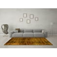 thumbnail image 3 of Ahgly Company Indoor Rectangle Abstract Yellow Modern Area Rugs, 6' x 9', 3 of 4