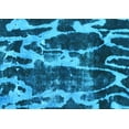 thumbnail image 1 of Ahgly Company Indoor Rectangle Abstract Light Blue Modern Area Rugs, 7' x 9', 1 of 4