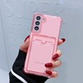 thumbnail image 1 of Funda transparente con tarjetero para Samsung Galaxy S20 FE S23 Ultra S22 S21 Plus Note 20 Ultra A12 A34 A52 A32 A14 A54 A53 5G, 1 of 4
