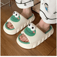 thumbnail image 3 of Pantuflas Casa Lindas Y Suaves Frog  verde/blanco 38-39(Fit 37-38), 3 of 5